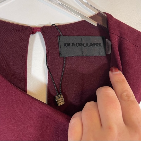 Blaque Label Burgundy Mini Dress - Picture 8 of 13